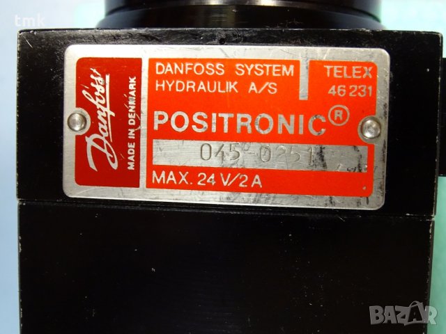 Датчик хидравличен Danfoss POSITRONIC 045-0251, снимка 8 - Резервни части за машини - 31806105
