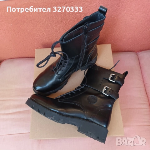 Дамски боти от естествена кожа , снимка 7 - Дамски боти - 53342900