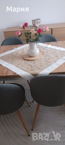 Новогодишни покривки за маса 2 броя, снимка 4 - Покривки за маси - 52584126