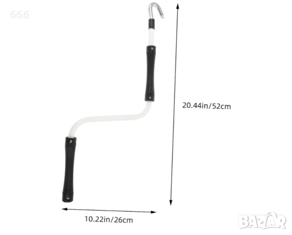 Телескопична манивела за тента, снимка 4 - Други стоки за дома - 52910129