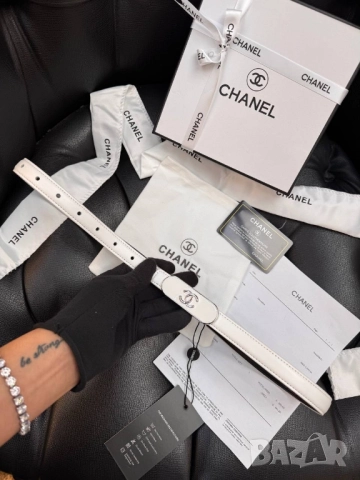 колани от естествена кожа в кутия, сертификат и противопрахова торбичка chanel fendi , снимка 2 - Колани - 51788630