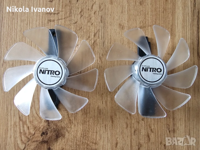 Нови вентилатори за Sapphire Nitro+ RX 590 / 580 / 570 / 480 / 470 | 95mm|CF1015H12D|светещи и черни, снимка 2 - Други - 54089748