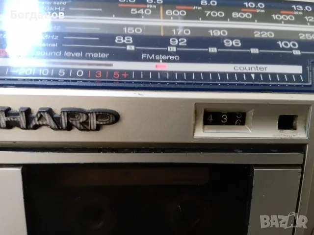 SHARP GF-5454 RADIO CASSETTE RECORDER MADE IN JAPAN, снимка 6 - Радиокасетофони, транзистори - 55896627