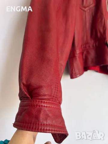 Дамско яке естествена кожа , снимка 3 - Якета - 49208228