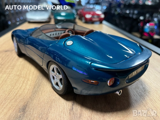 МАISTO колекционерски модел JAGUAR XK180 2002 г. 1:18 мащаб, снимка 3 - Колекции - 52879296