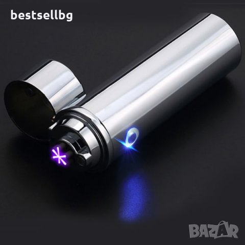 Уникална ветроустойчива електронна запалка на ток за пури лула подарък, снимка 2 - Запалки - 29104581