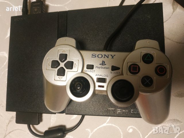 Плейстейшън 2, с чип, чете всякакви дискове, включително записани, PS2, sony, снимка 1 - PlayStation конзоли - 39121464