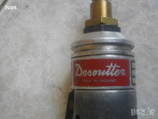 Made in England-Пневматична Отвертка-Desontter-Професионална-Висок Клас-285мм-6 мм Глава-Отлична-Анг, снимка 9 - Отвертки - 37305789