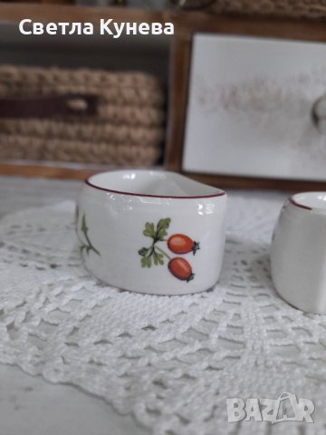 Рингове за салфетки на Villeroy&Boch , снимка 2 - Прибори за хранене, готвене и сервиране - 40367037