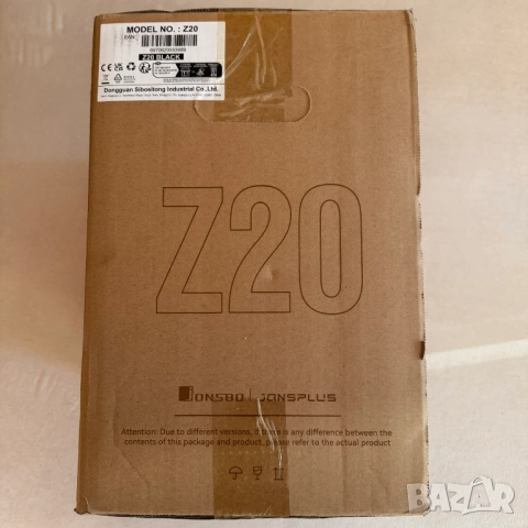 Jonsplus Z20, Micro-ATX, Черна, снимка 3 - Захранвания и кутии - 52367060