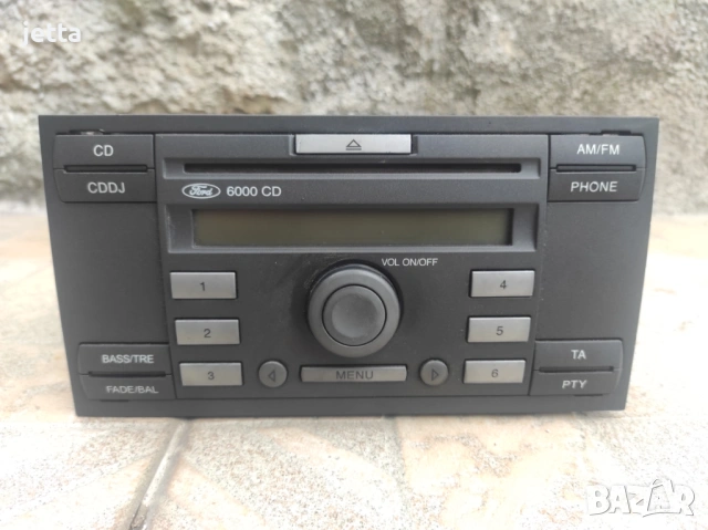 Радио CD - 6000 CD за Ford Focus, C-Max, Fiesta, Fusion, Transit Connect