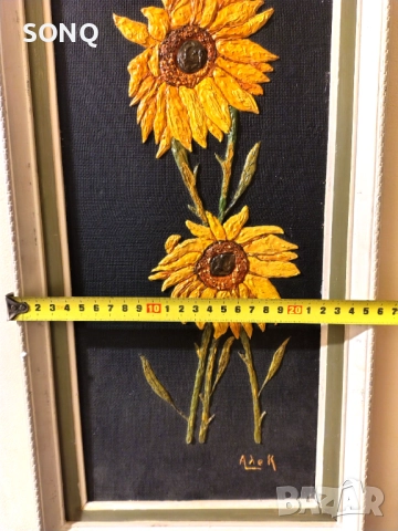 Красива Картина Слънчогледи, снимка 11 - Картини - 52150857