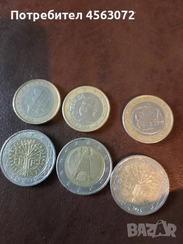 Ретро евро монети , снимка 2 - Антикварни и старинни предмети - 54236944