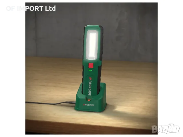 Работна Акумулаторна LED Лампа PARKSIDE PASL 4000 B3, снимка 10 - Лед осветление - 49266925