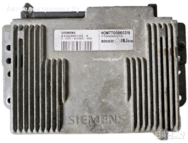 компютър Renault Megane I 1.6e 90PS ,7700865810 ,S105300103A,Renault FENIX5 / FENIX 5