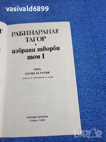 Рабиндранат Тагор - избрано том 1 , снимка 4 - Художествена литература - 50132030