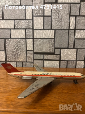 Тенекиен самолет, снимка 4 - Колекции - 54295494