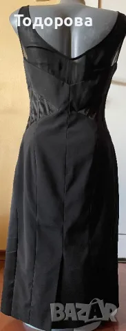 Черна рокля Karen Millen супер елегантна, снимка 4 - Рокли - 50333696