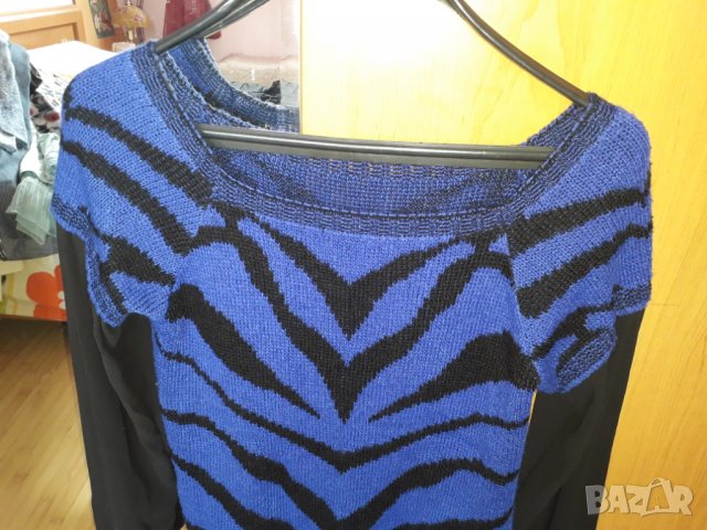 Дамска плетена блуза или елек, снимка 2 - Блузи с дълъг ръкав и пуловери - 30210358