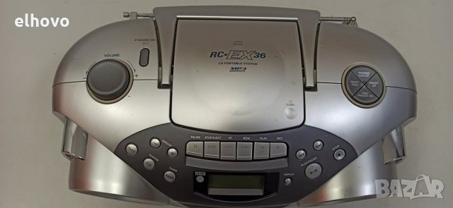 Радиокасетофон CD JVC RC-EX36S MP3, снимка 3 - Радиокасетофони, транзистори - 30805465