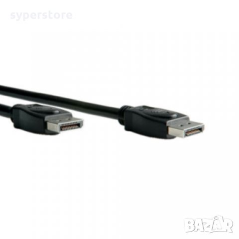 Кабел DisplayPort M - DisplayPort M Черен 2м Roline 11.04.5602