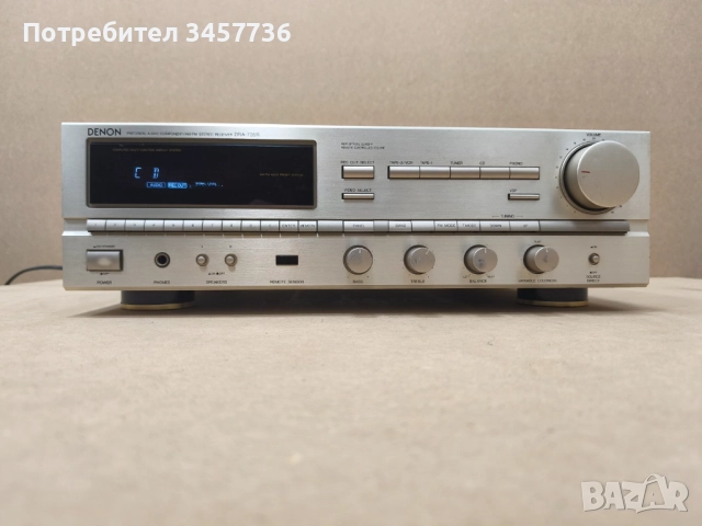 Стерео Ресивър Denon DRA-735R Усилвател Denon DRA735R Champagne