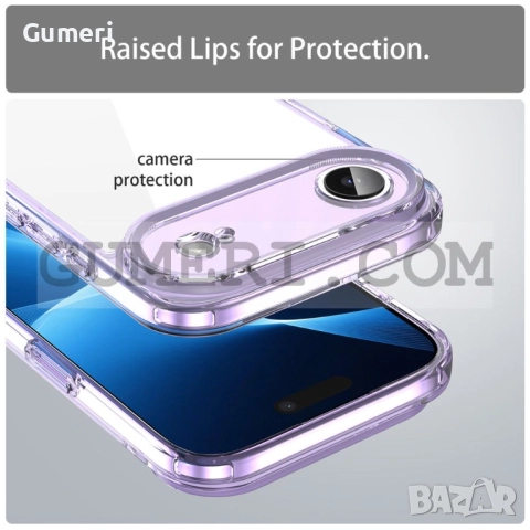 Apple iPhone Air Силиконов Гръб Със Защита За Камерата, снимка 11 - Калъфи, кейсове - 52176236