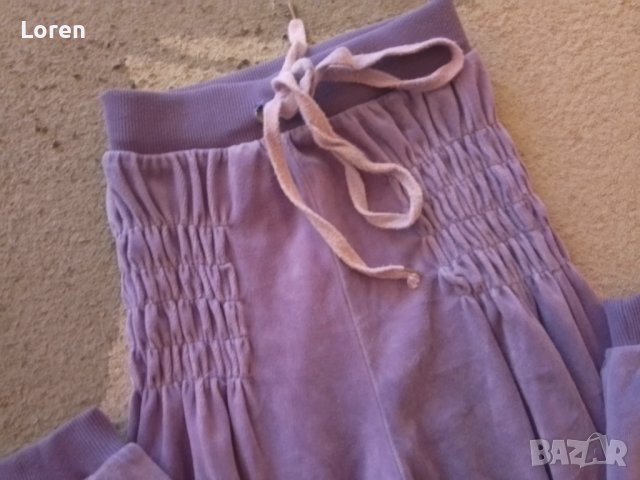 Детско лилавко долнище кадифе, снимка 7 - Детски анцузи и суичери - 44451538