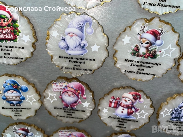 Коледна магнити, снимка 7 - Коледни подаръци - 52307633