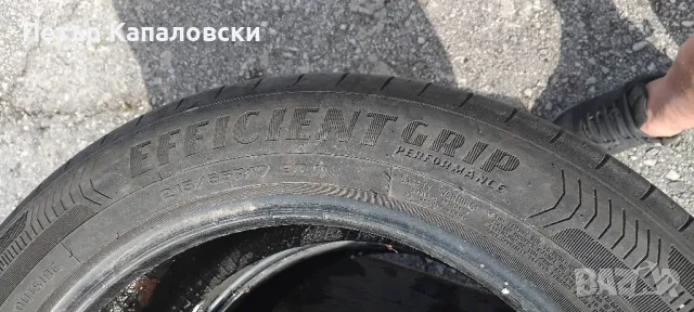 Гуми 215 55 17 Гудиър Goodyear 2 броя .Нов внос. Не са нови! , снимка 12 - Гуми и джанти - 49619293