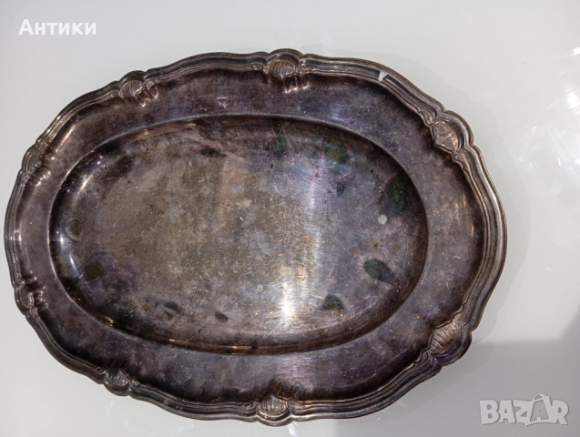Стара посребрена табла 