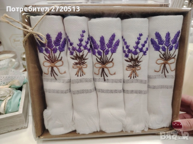 Подаръчен комплект кухненски кърпи – 6 броя, снимка 2 - Хавлиени кърпи - 53194034
