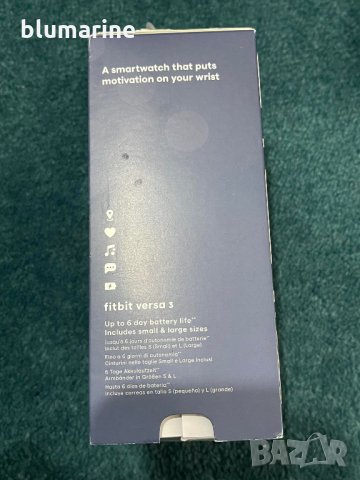Smart Watch + GPS FITBIT VERSA 3, снимка 5 - Смарт часовници - 35350563