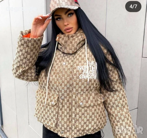 НАМАЛЕН Дамско яке Gucci, снимка 5 - Якета - 51287023