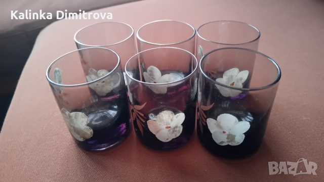Стъклени чаши за ракия и безалкохолни напитки., снимка 11 - Чаши - 44802543