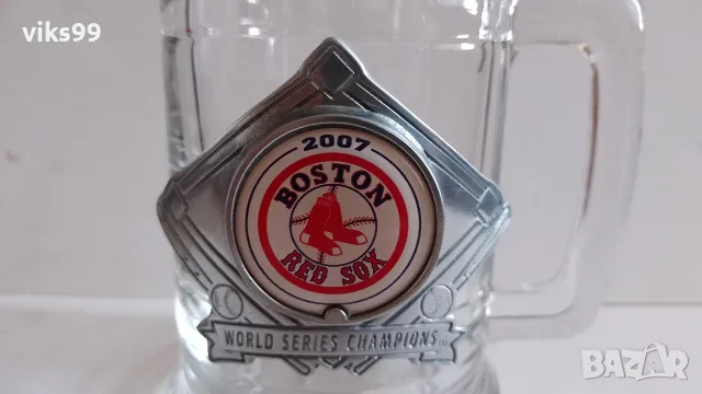 Чаша Boston Red Sox World Series Champions 2007, снимка 2 - Колекции - 56004974