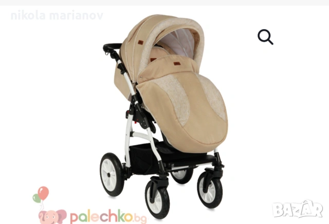 Детска комбинирана количка Lorelli Kara 3 в 1 Бежова, снимка 9 - Детски колички - 54016324