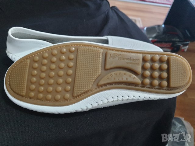 кожени балерини Himalaya White, снимка 6 - Дамски ежедневни обувки - 31502439