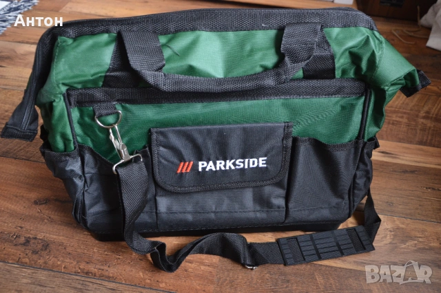 Нова чанта за инструменти Parkside с гумирано дъно, снимка 6 - Куфари с инструменти - 54064672
