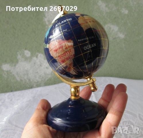 Красив настолен глобус, снимка 9 - Статуетки - 29476679