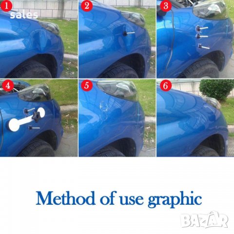 Система за изправяне на вдлъбнатини по автомобила Pops A Dent, снимка 5 - Аксесоари и консумативи - 29464442