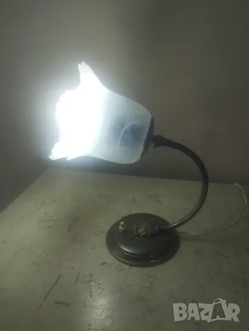 Настолна лампа арт деко, снимка 4 - Настолни лампи - 48627565