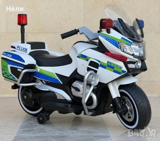 Акумулаторен Мотор POLICE 12V, снимка 3 - Детски велосипеди, триколки и коли - 16804472