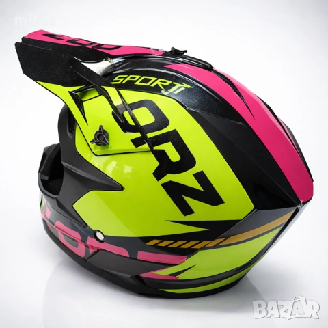 Кросова каска ORZ Sport, Full Face, DOT Сертификат, Размер: S; XL;, снимка 11 - Аксесоари за велосипеди - 51610532