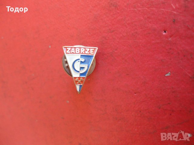 Футболна значка знак Gornik Zabrze, снимка 2 - Колекции - 42203572