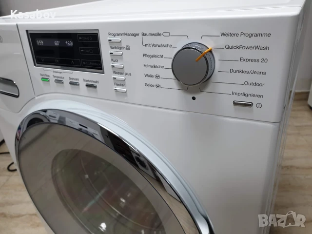 9кг Miele Пералня - TwinDos - 1600rpm - Миеле 12м Гаранция, снимка 4 - Перални - 51241019