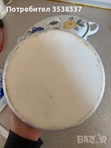 2 броя порцеланов съд/ тенджера за топло сервиране с капак, снимка 11 - Съдове за готвене - 39503461