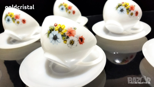 френски аркопал големи чаши за чай кафе 