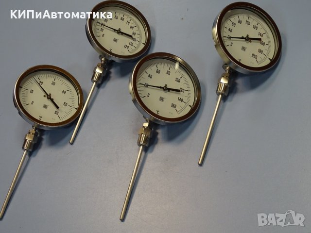 индустриален термометър NUOVA FIMA Ø130 mm G 1/2 KL 1 0/+60°C, 0/+120°C, 0/+160°C, 0/+200°C 0/+200°C, снимка 9 - Резервни части за машини - 35490584