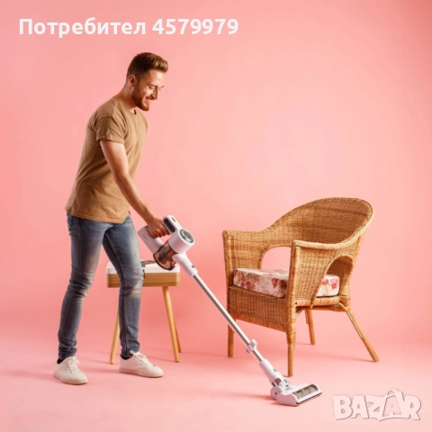 Безжична прахосмукачка Solac Turbobat Power - С HEPA филтър и LED четка, снимка 5 - Прахосмукачки - 51687558